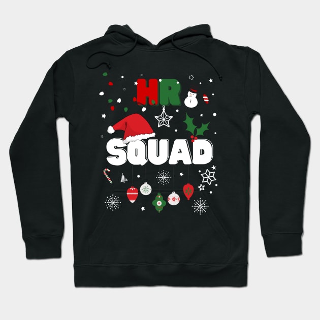 HR Squad Festive Christmas Human Resource Office Cute Hoodie by AimArtStudio